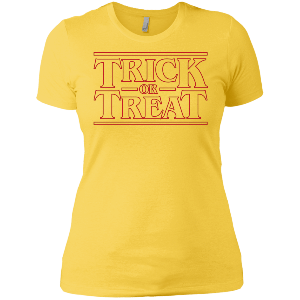 T-Shirts Vibrant Yellow / X-Small Trick Or Treat Women's Premium T-Shirt
