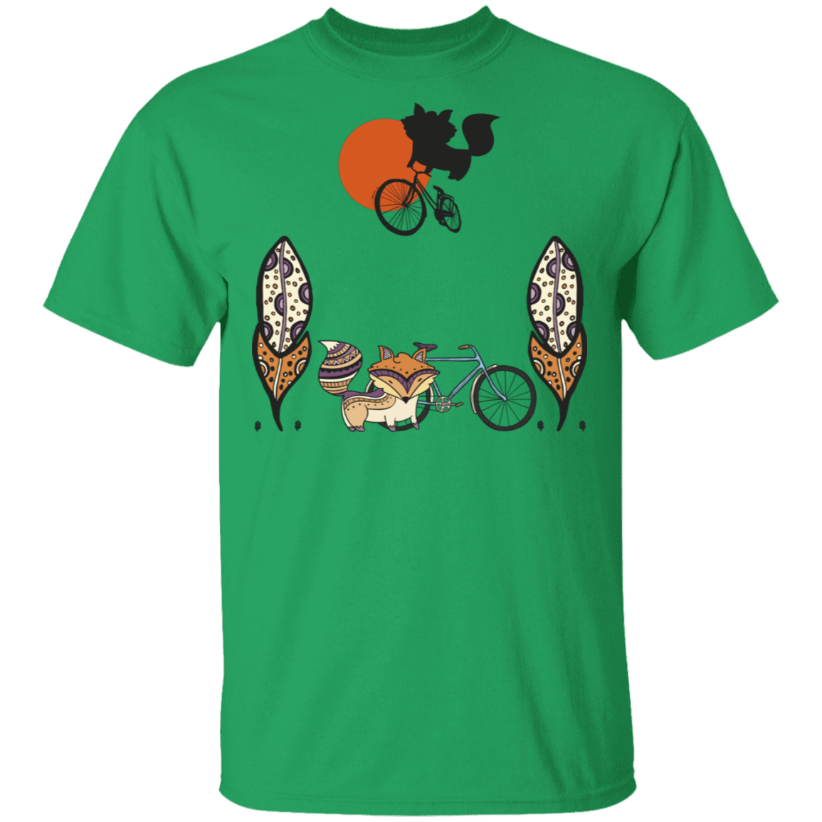 T-Shirts Irish Green / S Trickster Fox T-Shirt