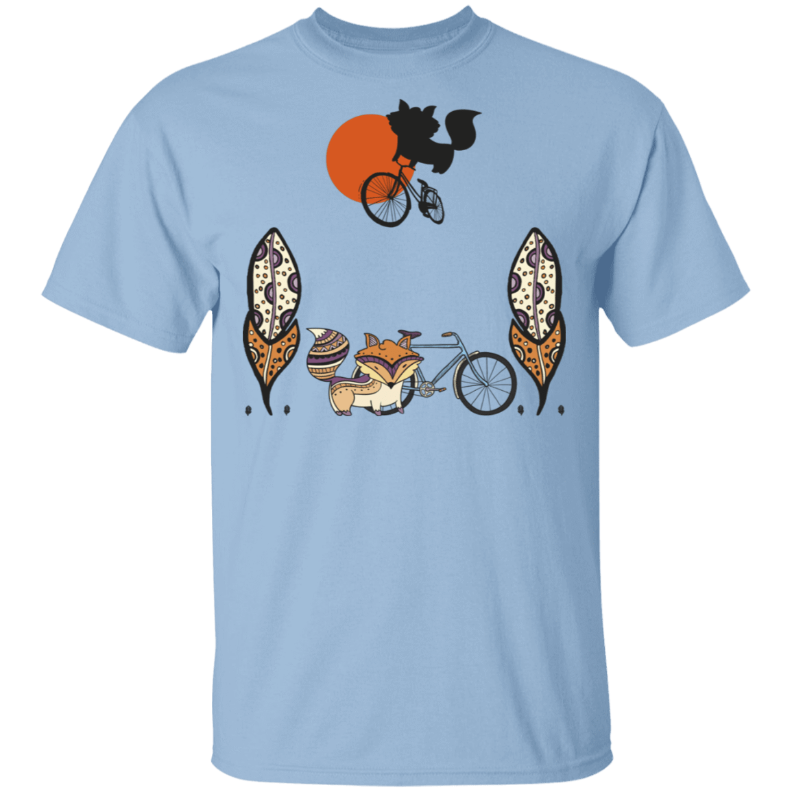 T-Shirts Light Blue / S Trickster Fox T-Shirt