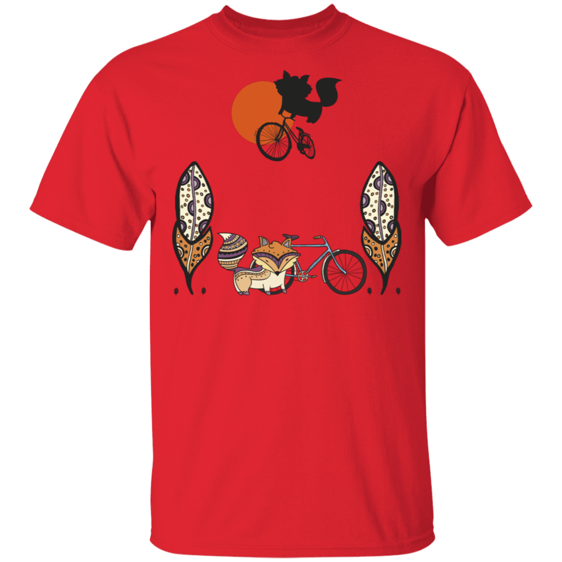 T-Shirts Red / S Trickster Fox T-Shirt