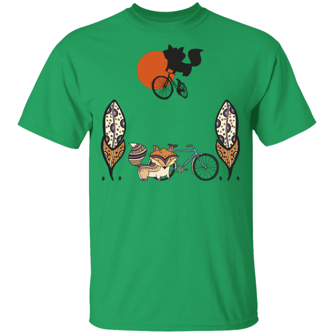 T-Shirts Irish Green / YXS Trickster Fox Youth T-Shirt