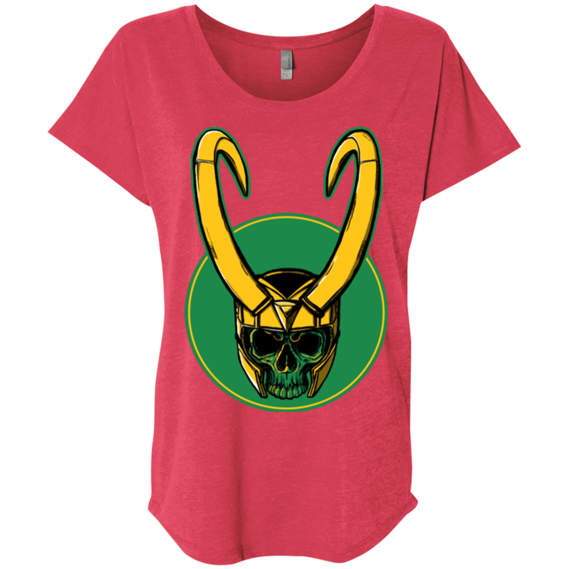 T-Shirts Vintage Red / X-Small Tricksters End Triblend Dolman Sleeve