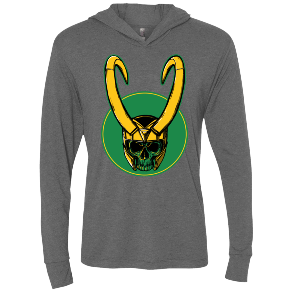 T-Shirts Premium Heather / X-Small Tricksters End Triblend Long Sleeve Hoodie Tee