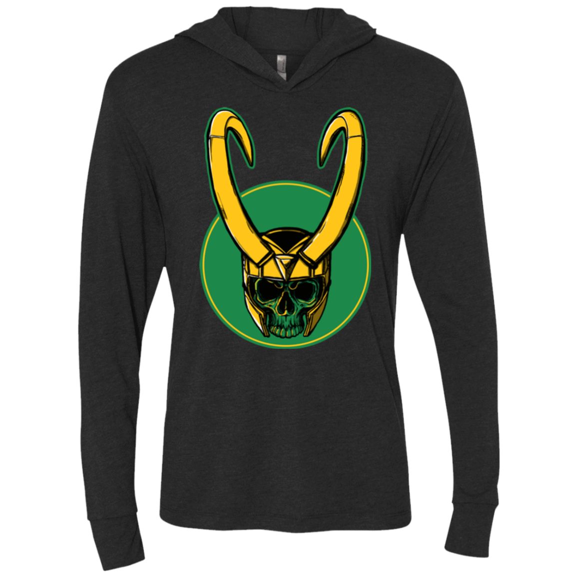 T-Shirts Vintage Black / X-Small Tricksters End Triblend Long Sleeve Hoodie Tee