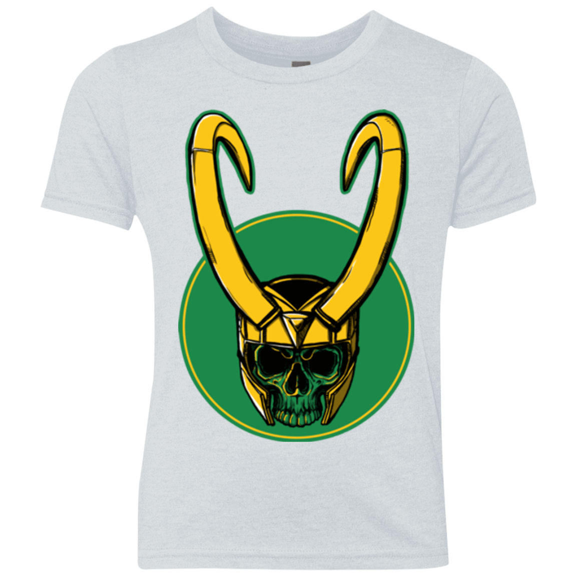 T-Shirts Heather White / YXS Tricksters End Youth Triblend T-Shirt