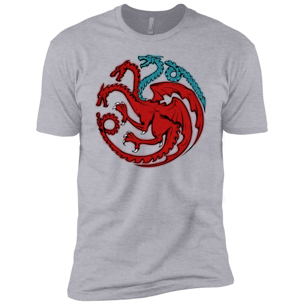 T-Shirts Heather Grey / YXS Trinity of fire and ice V2 Boys Premium T-Shirt