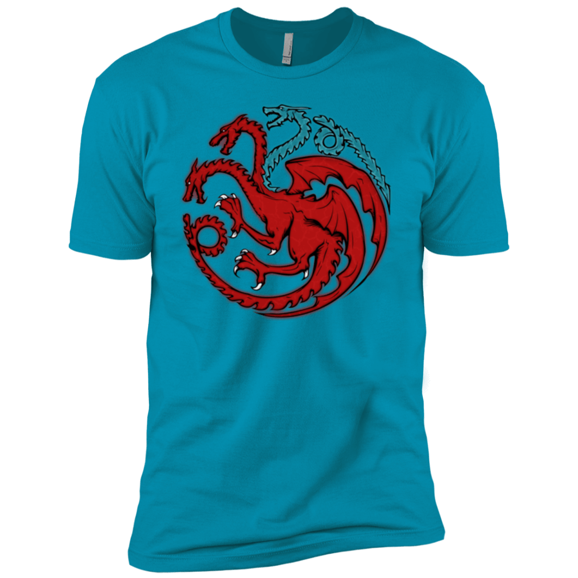 T-Shirts Turquoise / YXS Trinity of fire and ice V2 Boys Premium T-Shirt