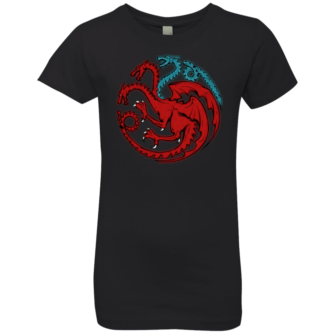 T-Shirts Black / YXS Trinity of fire and ice V2 Girls Premium T-Shirt