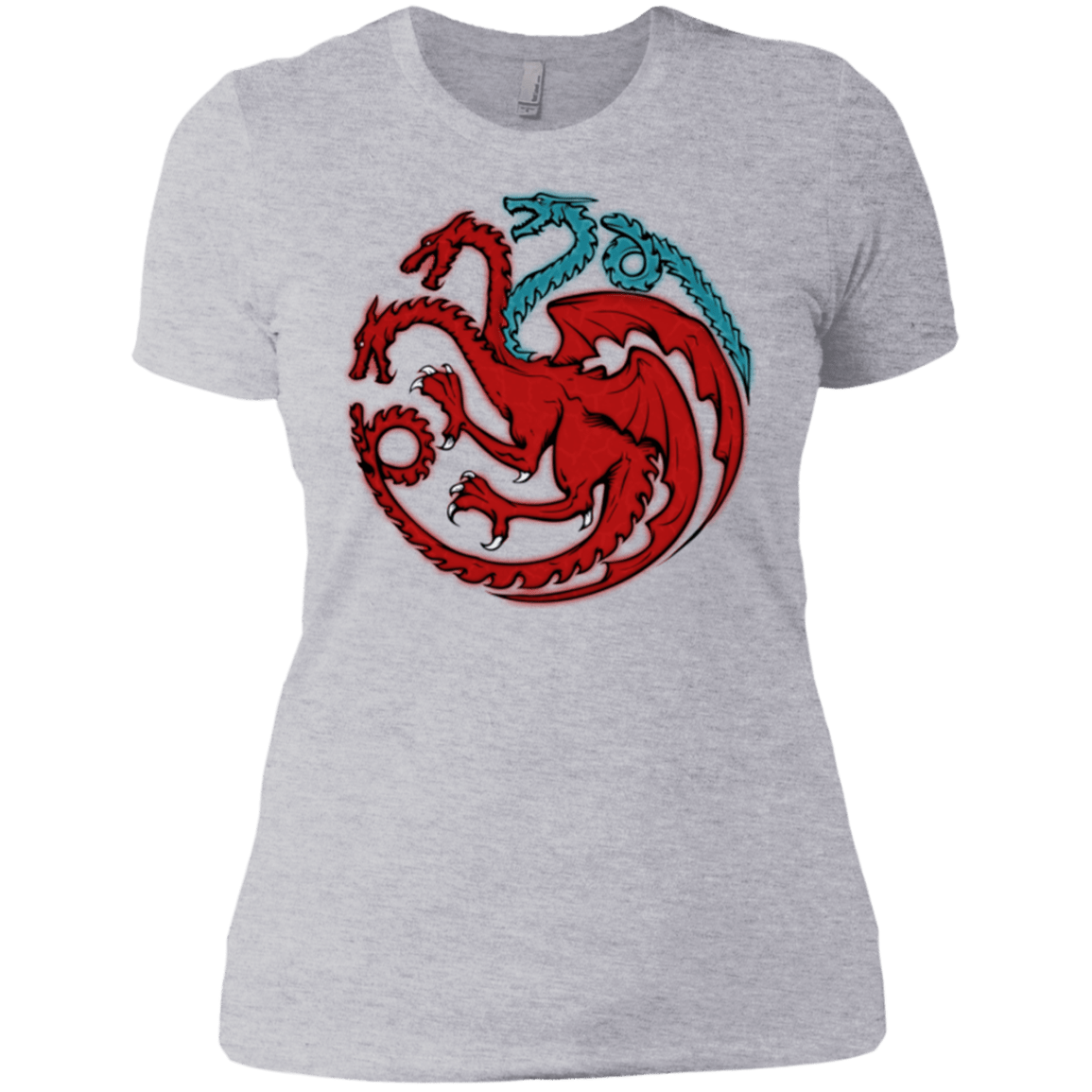 T-Shirts Heather Grey / X-Small Trinity of fire and ice V2 Women's Premium T-Shirt
