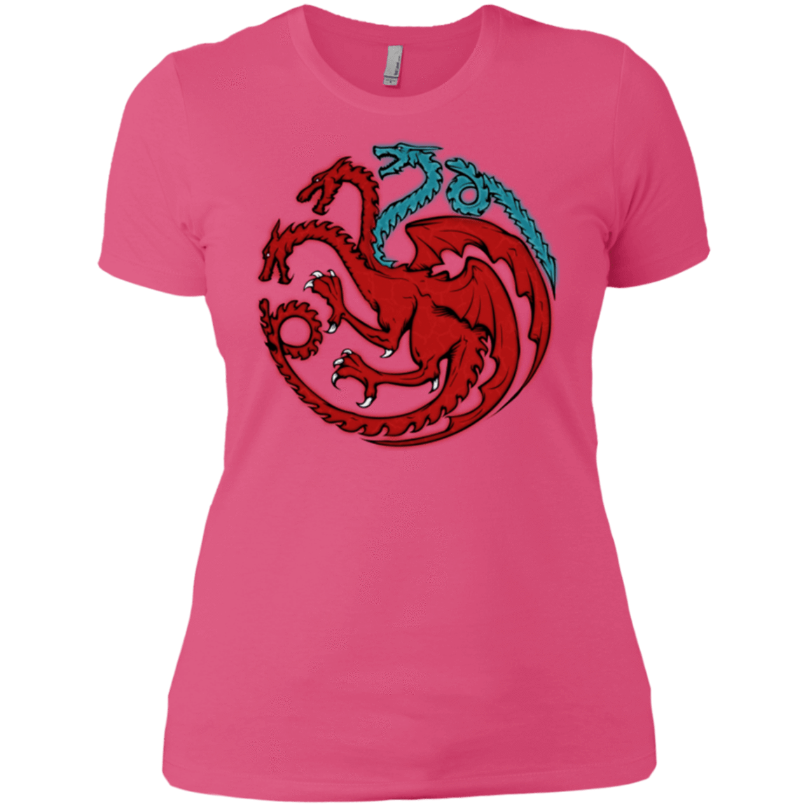T-Shirts Hot Pink / X-Small Trinity of fire and ice V2 Women's Premium T-Shirt