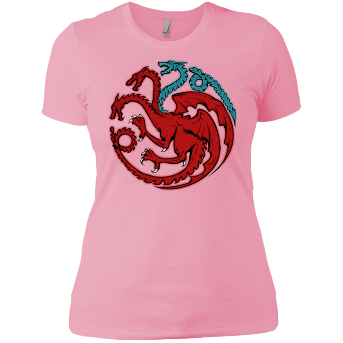 T-Shirts Light Pink / X-Small Trinity of fire and ice V2 Women's Premium T-Shirt