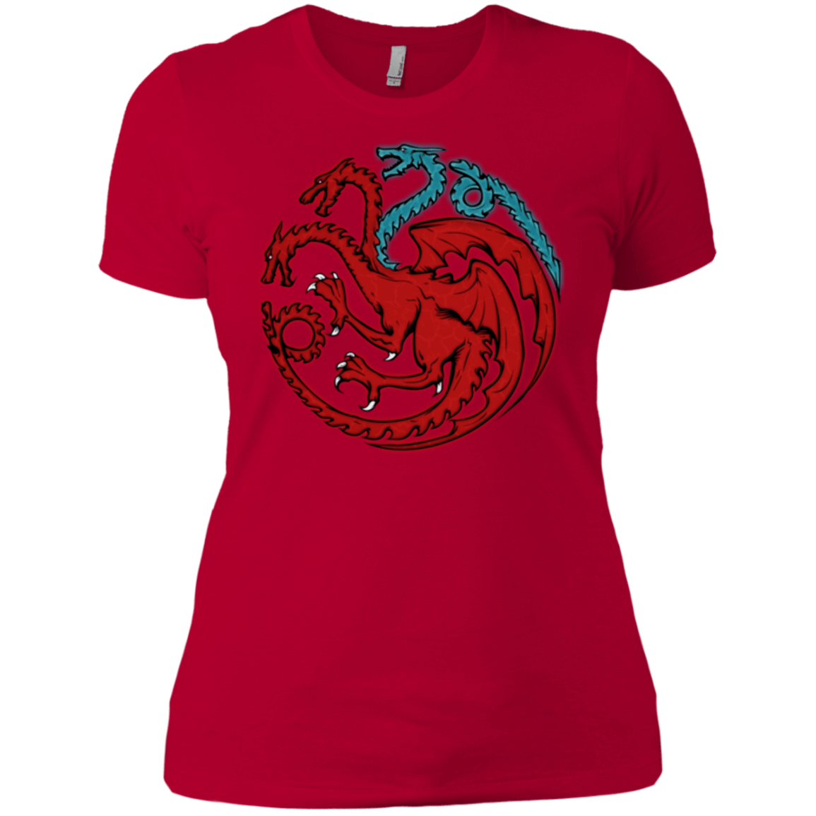 T-Shirts Red / X-Small Trinity of fire and ice V2 Women's Premium T-Shirt