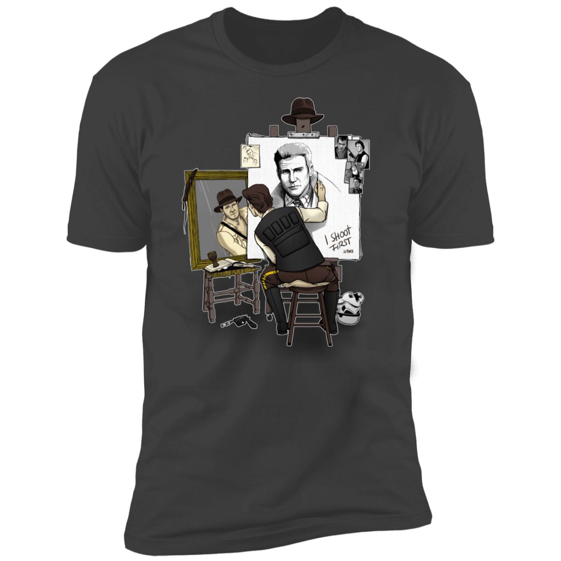 T-Shirts Heavy Metal / S Triple Self Portrait Men's Premium T-Shirt