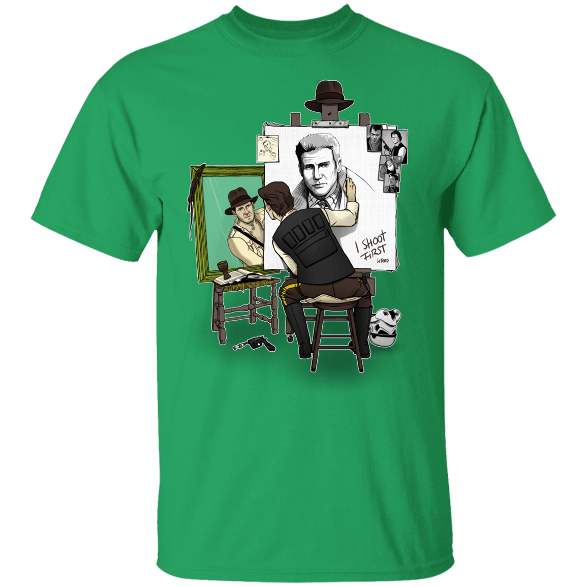 T-Shirts Irish Green / YXS Triple Self Portrait Youth T-Shirt