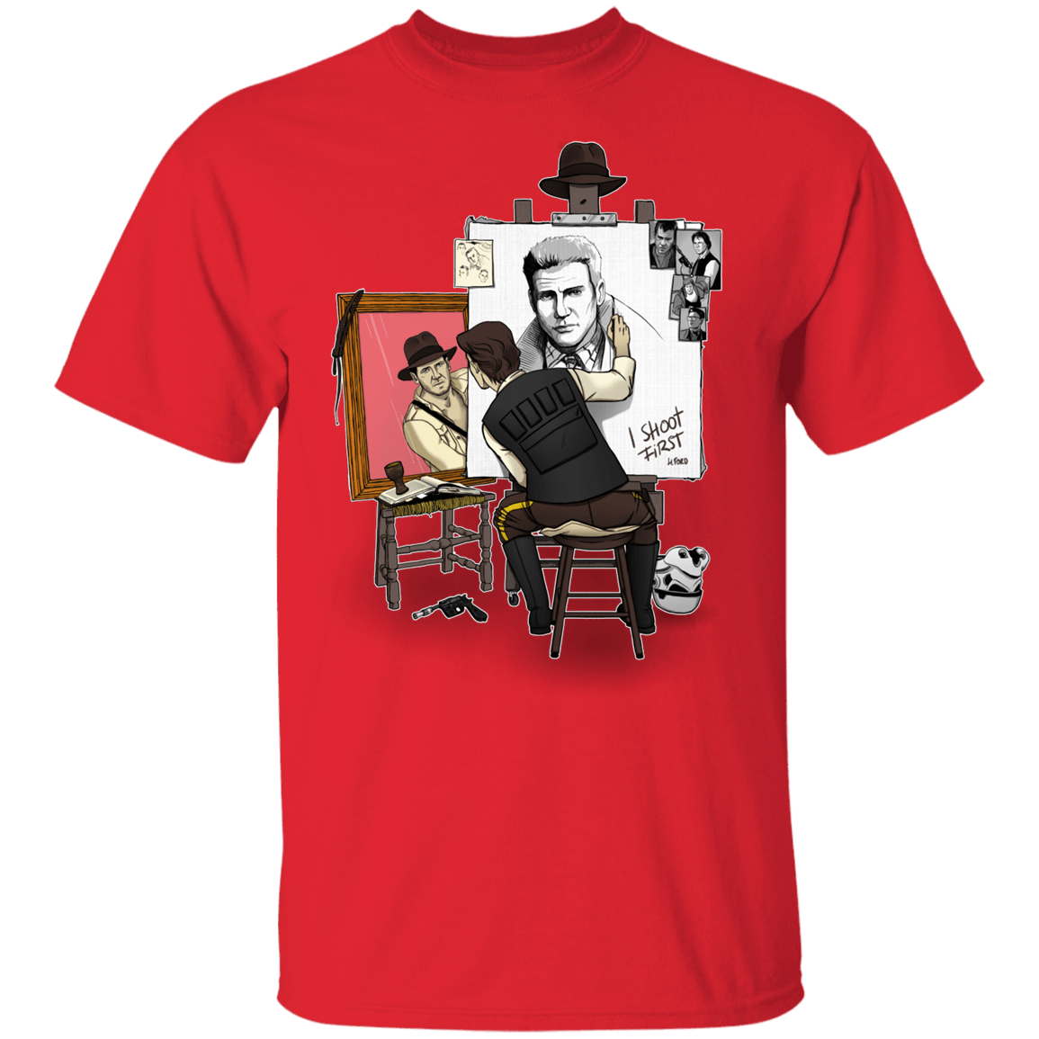 T-Shirts Red / YXS Triple Self Portrait Youth T-Shirt