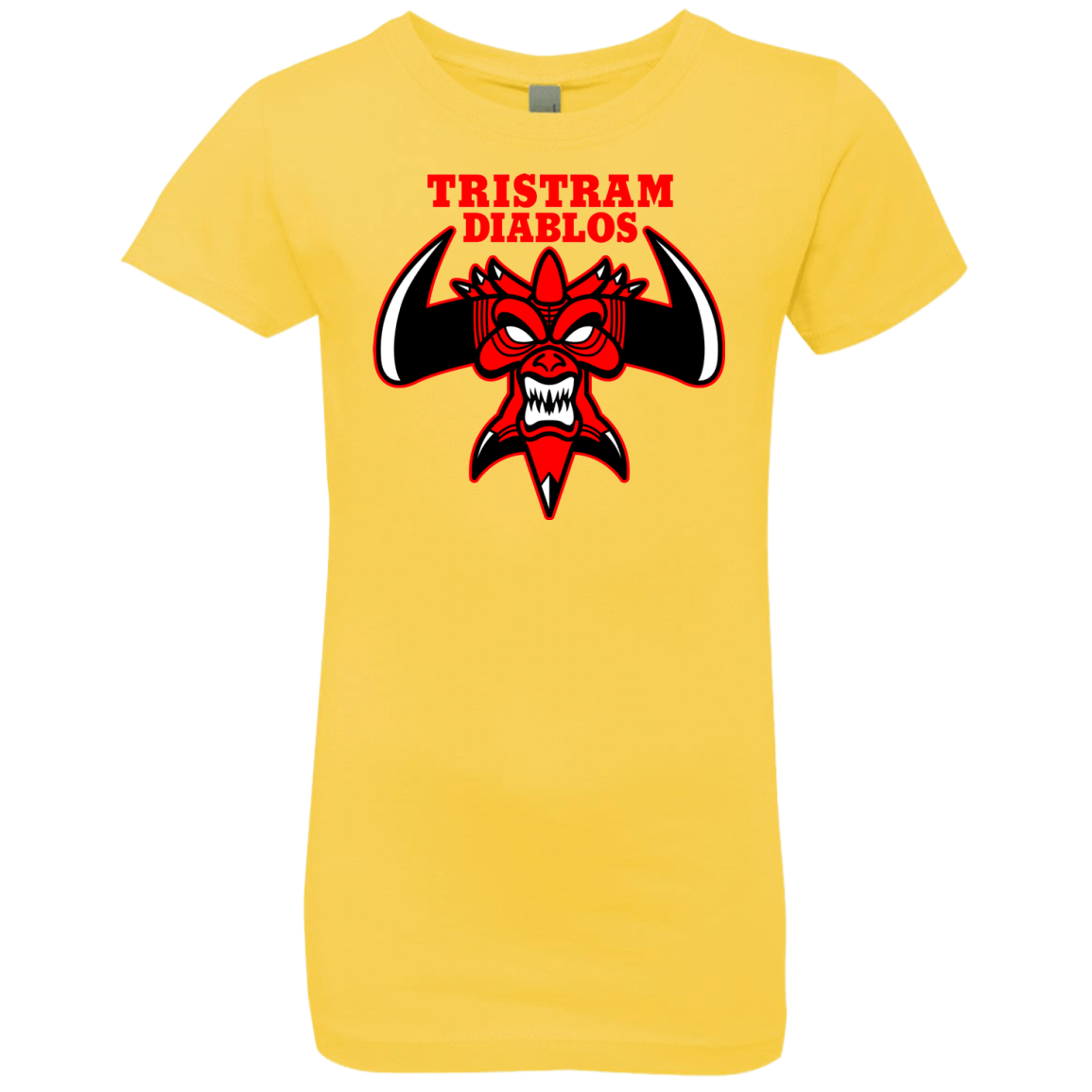 T-Shirts Vibrant Yellow / YXS Tristram Diablos Girls Premium T-Shirt