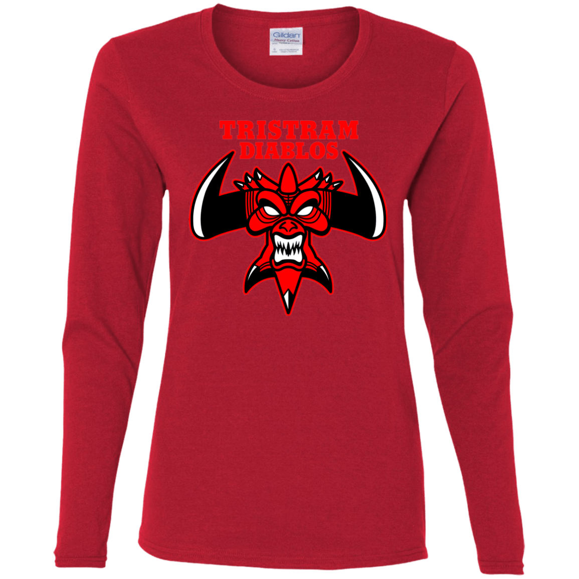 T-Shirts Red / S Tristram Diablos Women's Long Sleeve T-Shirt