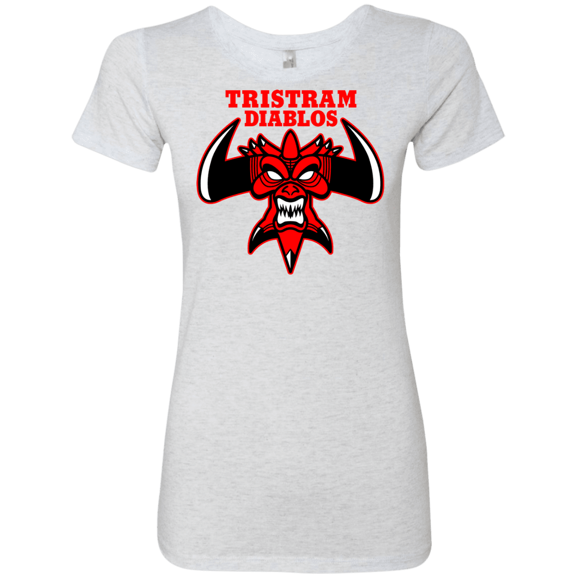 T-Shirts Heather White / S Tristram Diablos Women's Triblend T-Shirt