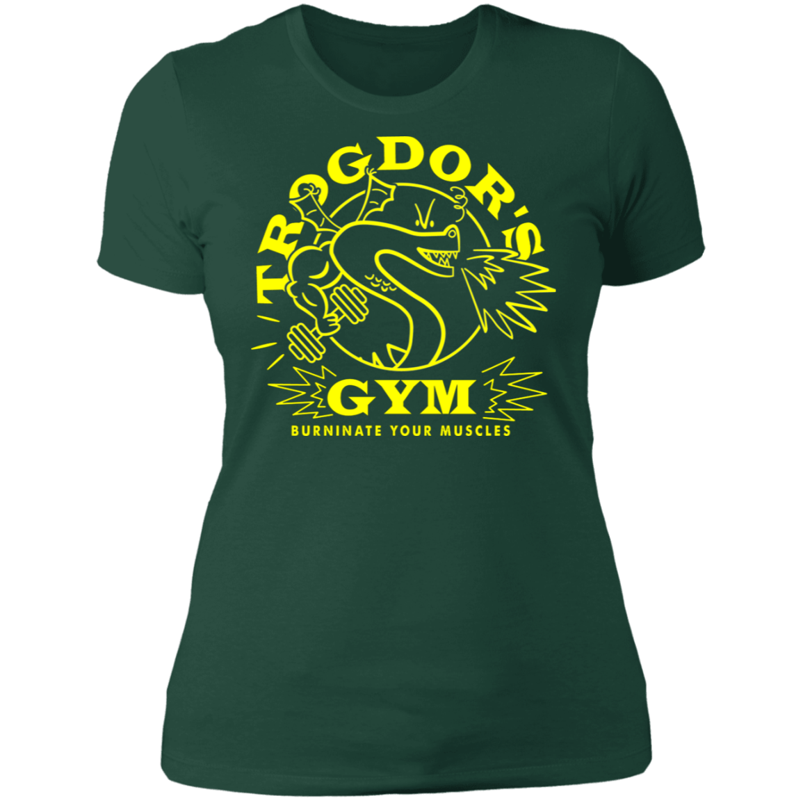 T-Shirts Forest Green / S Trogdors Gym Women's Premium T-Shirt