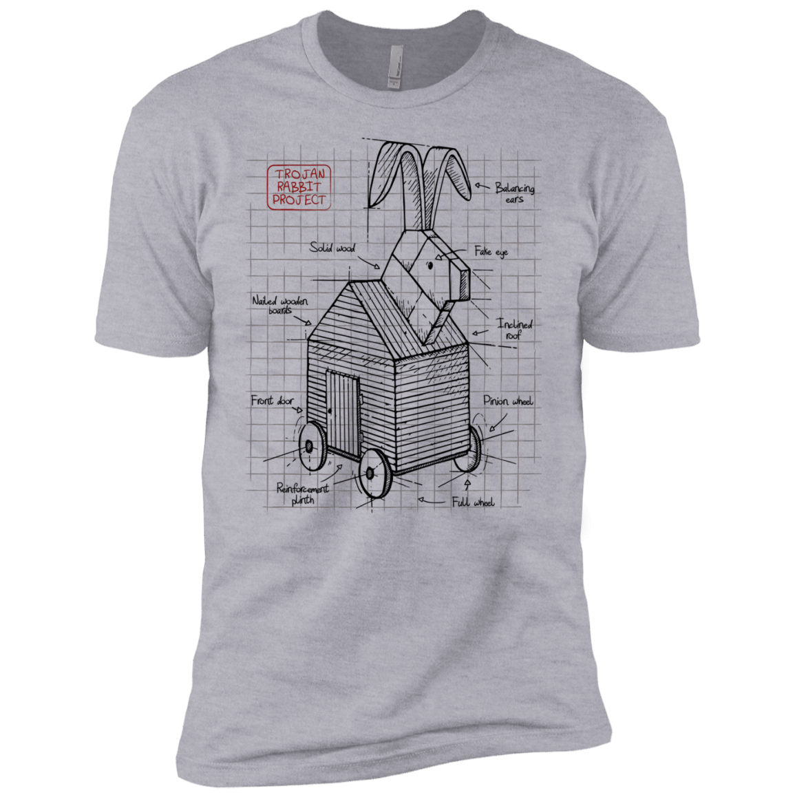Trojan Rabbit Plan Boys Premium T-Shirt