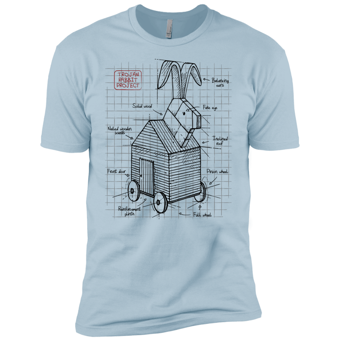 Trojan Rabbit Plan Boys Premium T-Shirt