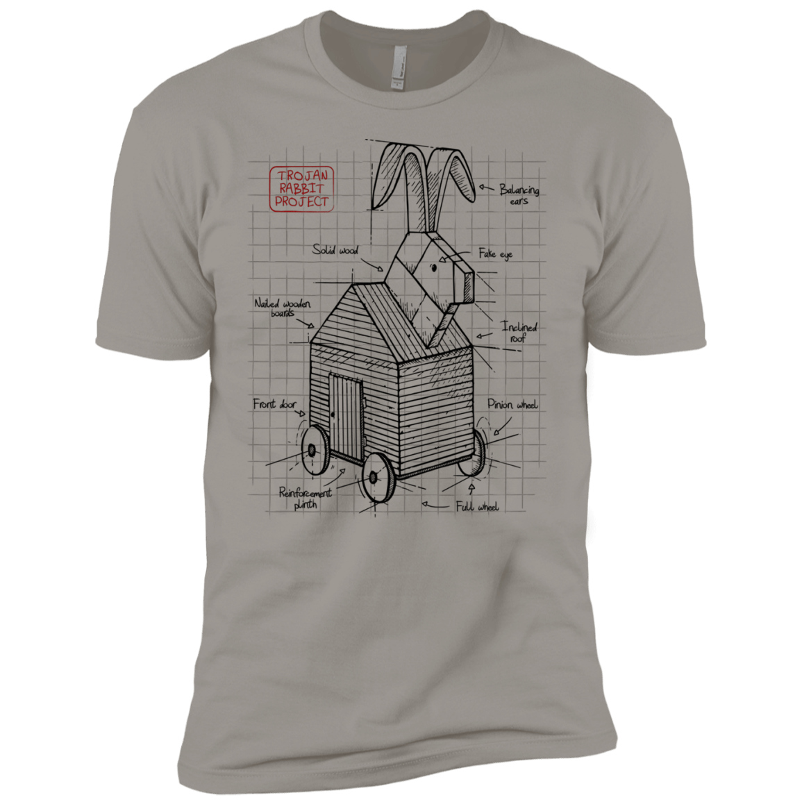 Trojan Rabbit Plan Boys Premium T-Shirt