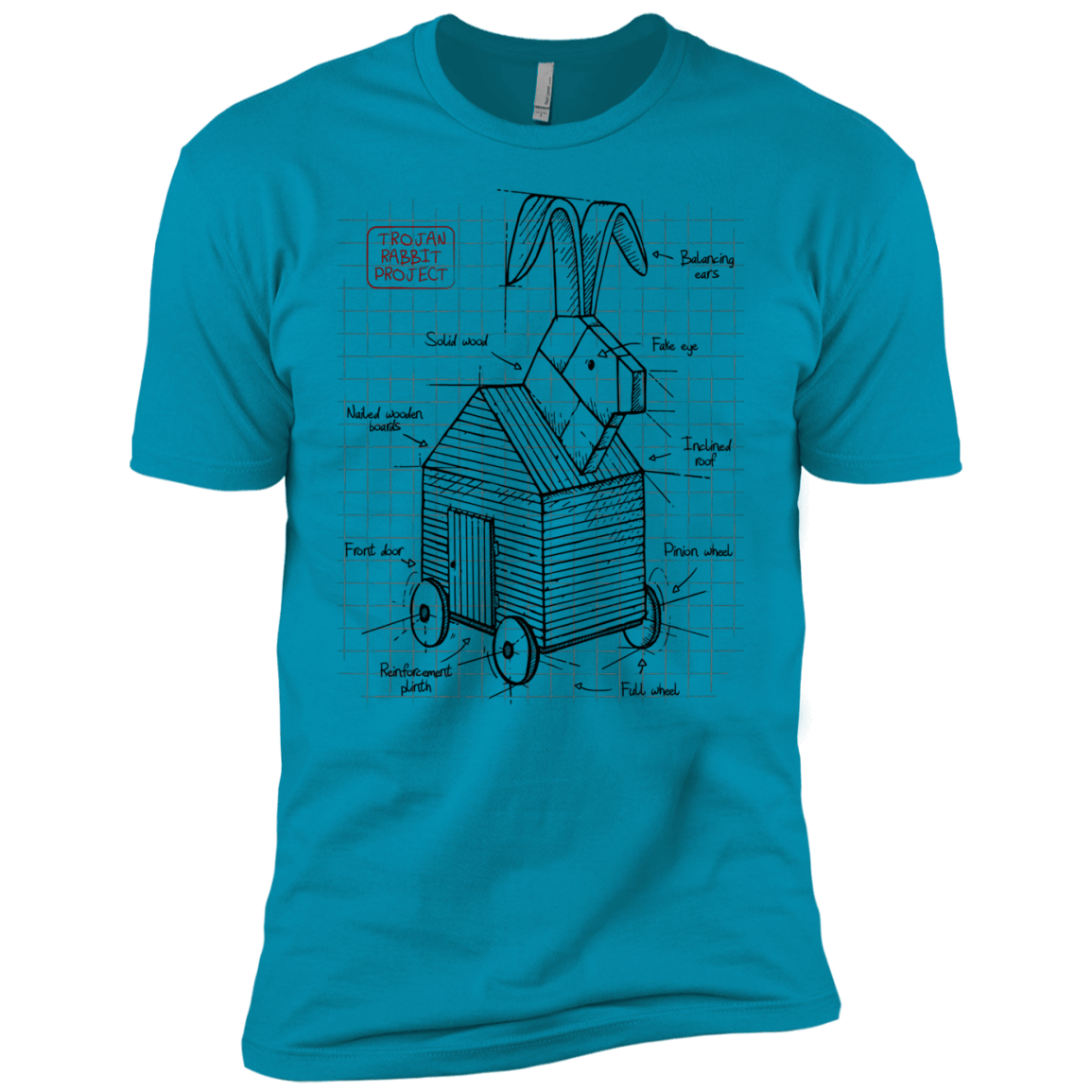 Trojan Rabbit Plan Boys Premium T-Shirt