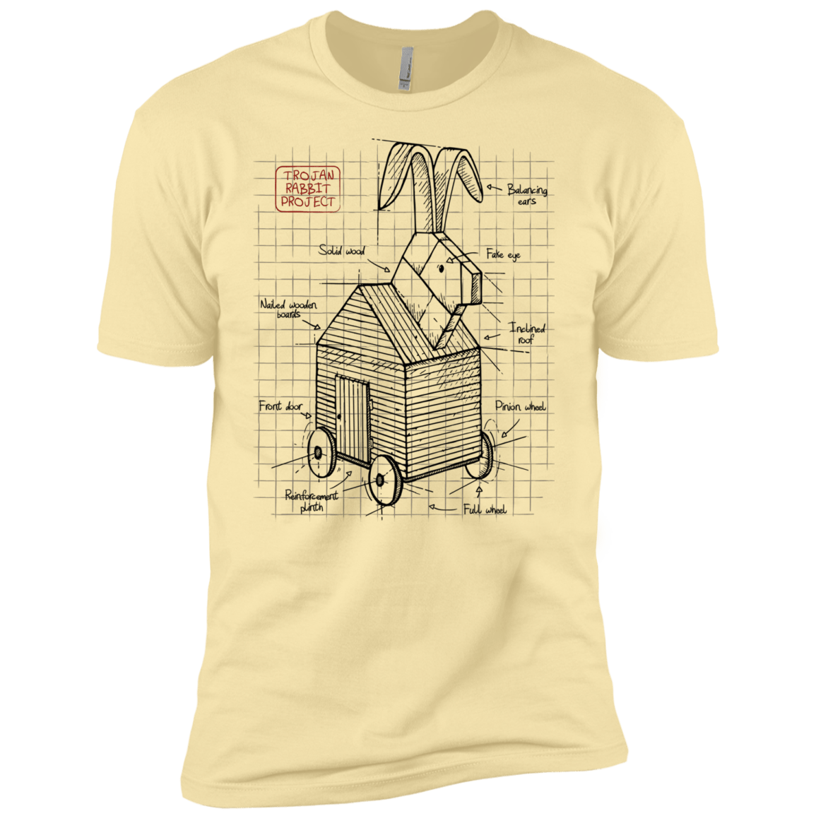 Trojan Rabbit Plan Men's Premium T-Shirt