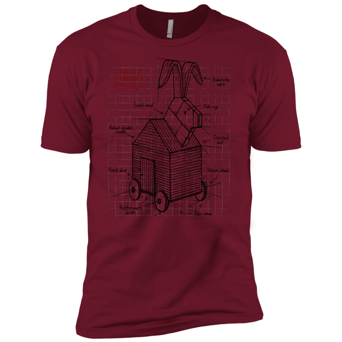 Trojan Rabbit Plan Men's Premium T-Shirt