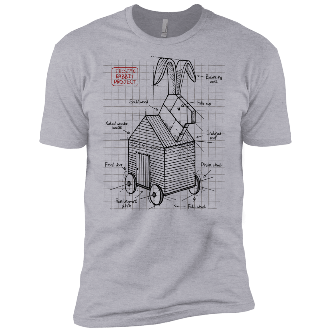 Trojan Rabbit Plan Men's Premium T-Shirt