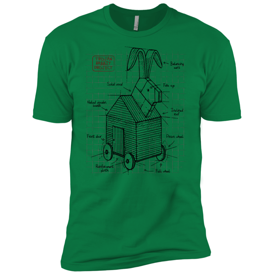 Trojan Rabbit Plan Men's Premium T-Shirt