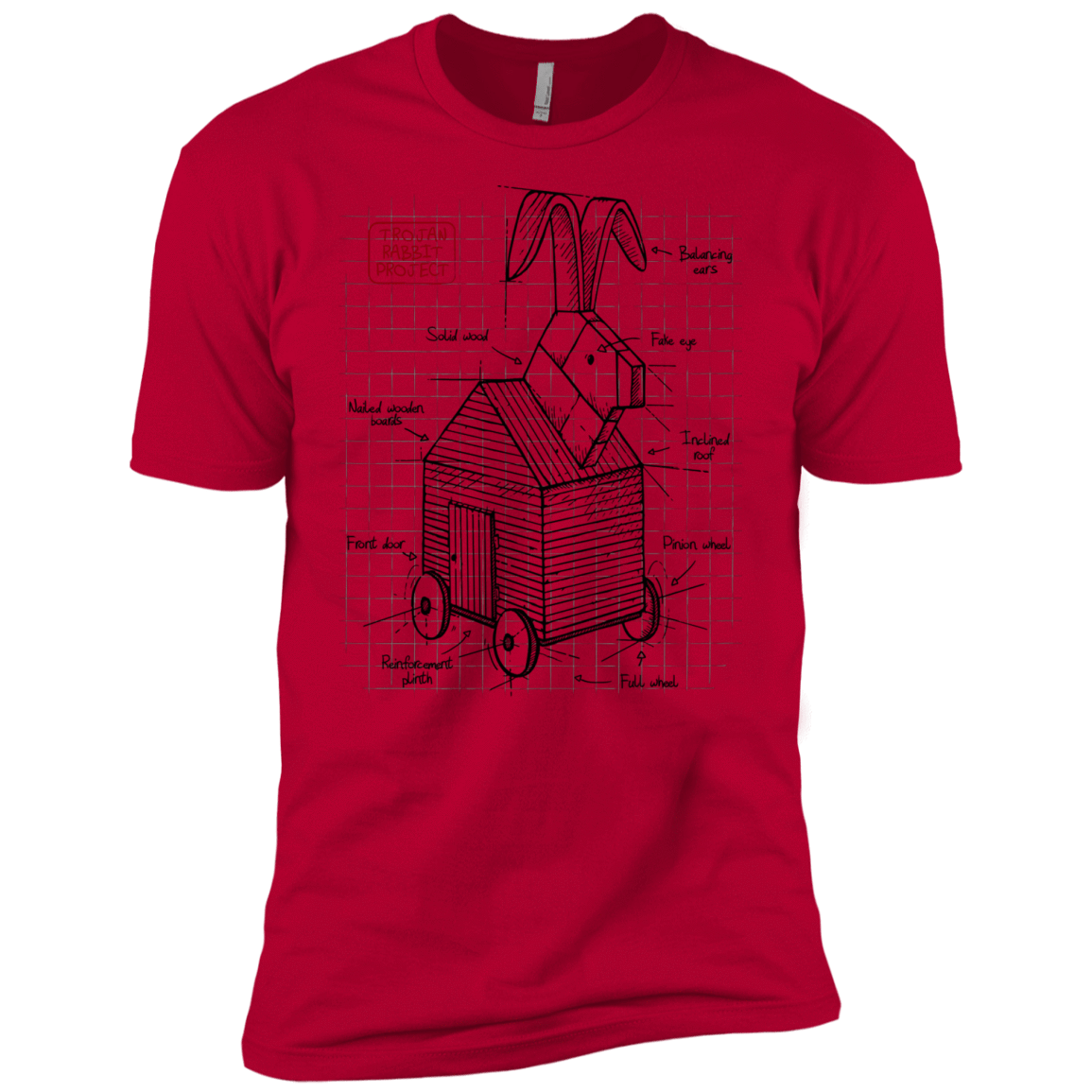 Trojan Rabbit Plan Men's Premium T-Shirt