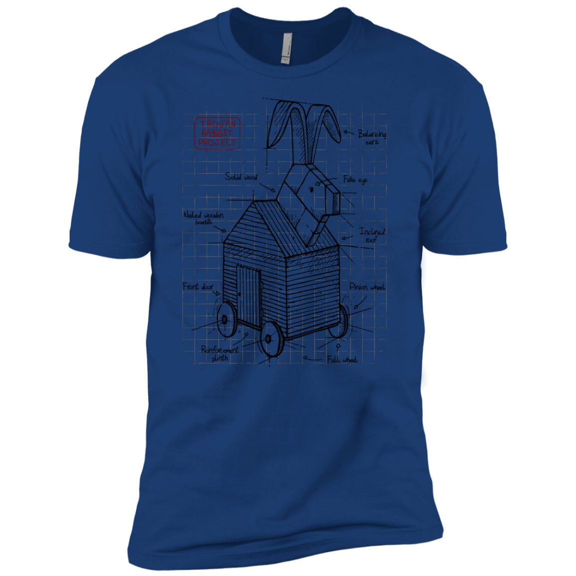 Trojan Rabbit Plan Men's Premium T-Shirt