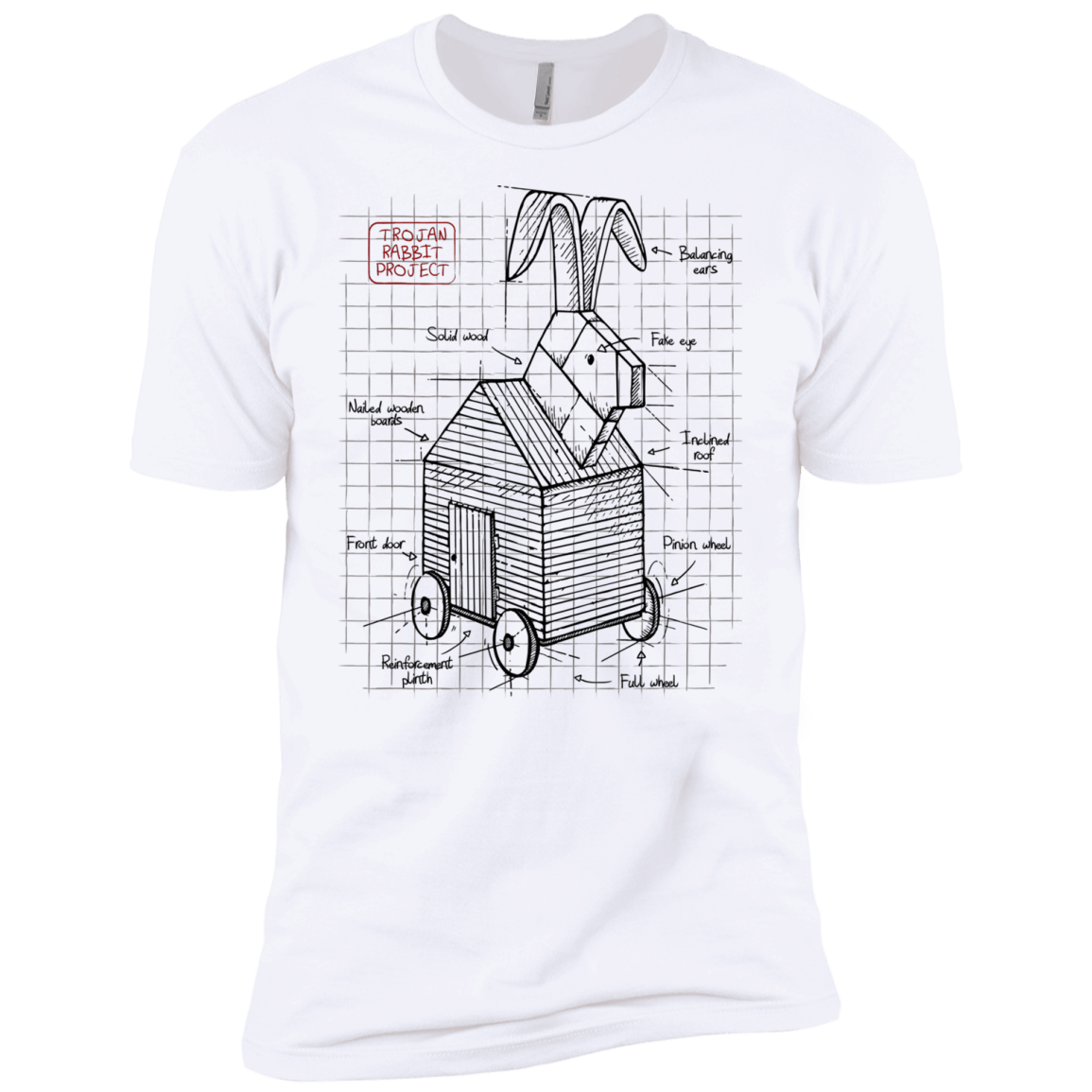 Trojan Rabbit Plan Men's Premium T-Shirt
