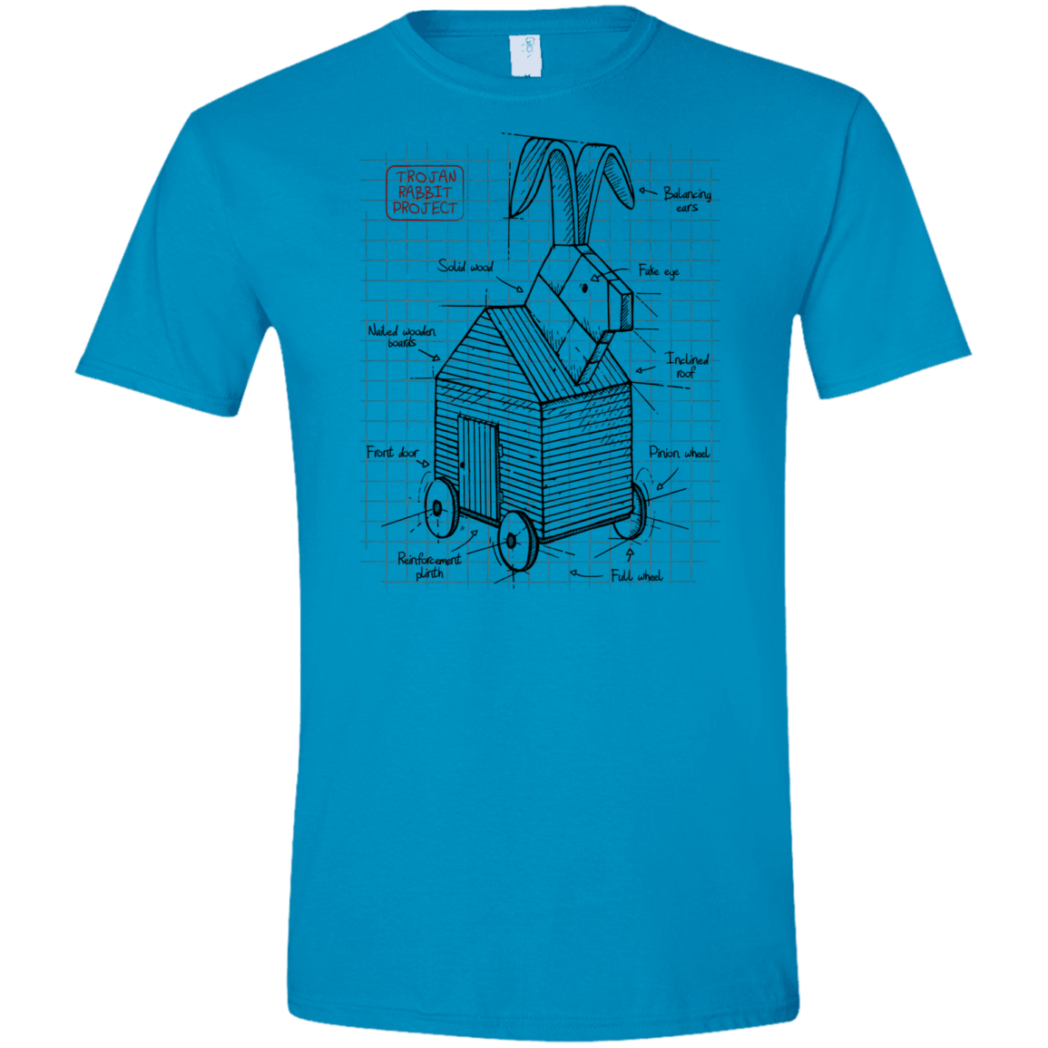 Trojan Rabbit Plan Men's Semi-Fitted Softstyle