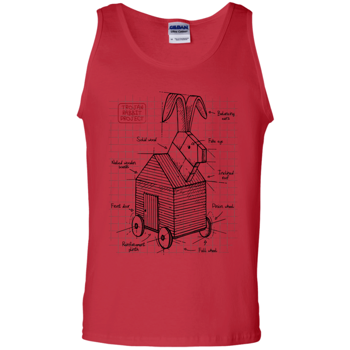 Trojan Rabbit Plan Men's Tank Top