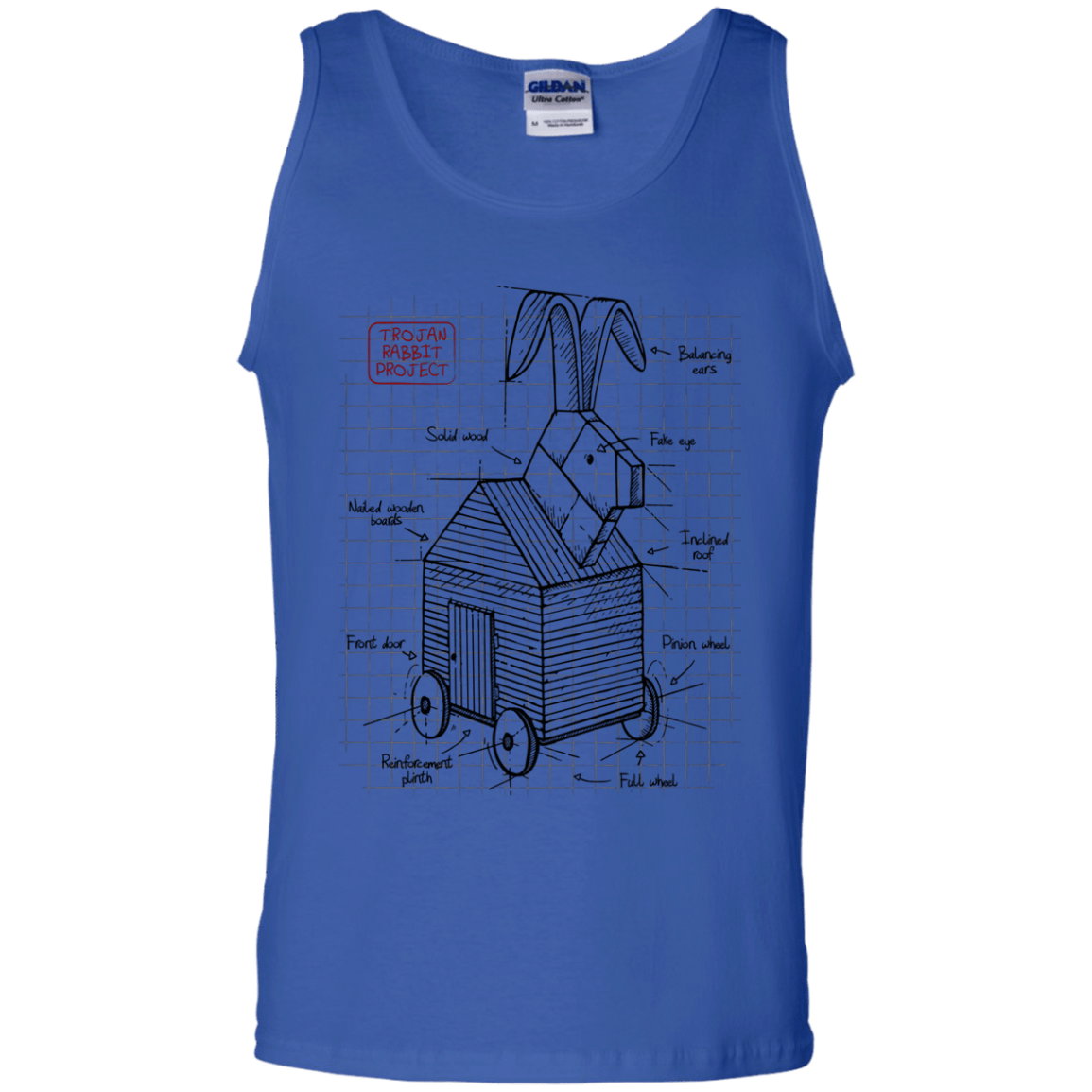 Trojan Rabbit Plan Men's Tank Top