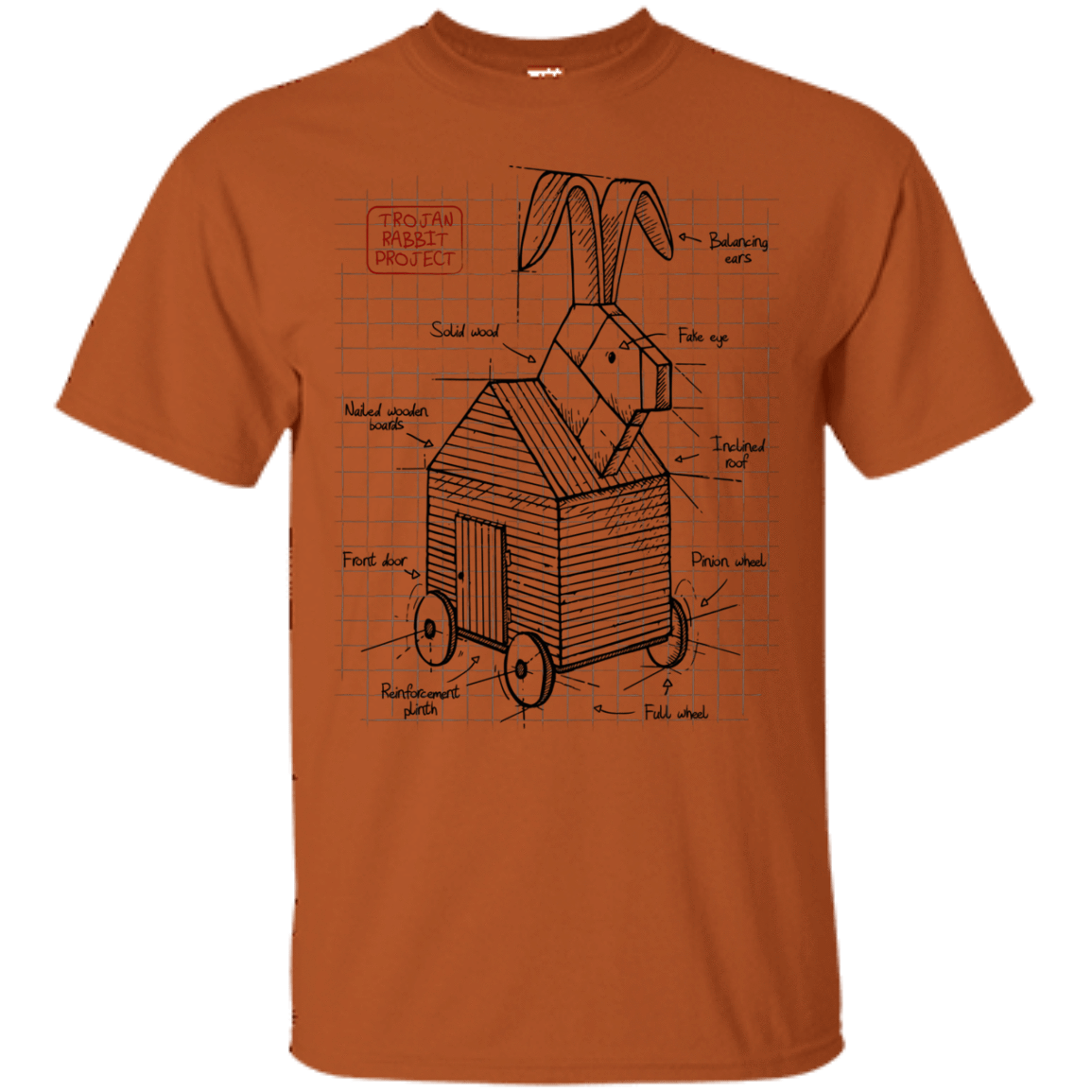 T-Shirts Texas Orange / S Trojan Rabbit Plan T-Shirt