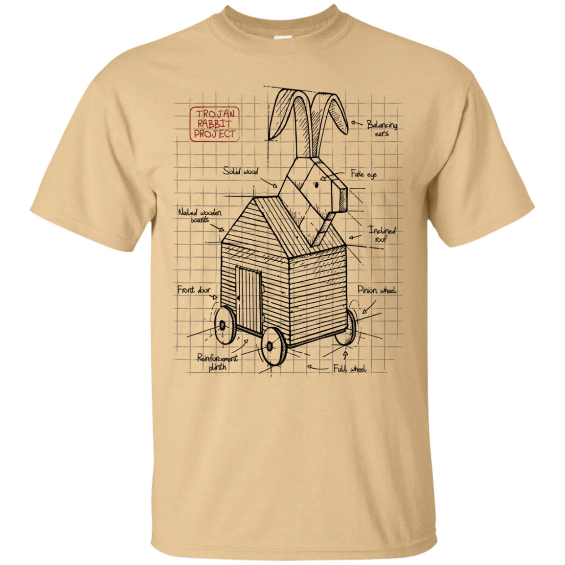 T-Shirts Vegas Gold / S Trojan Rabbit Plan T-Shirt