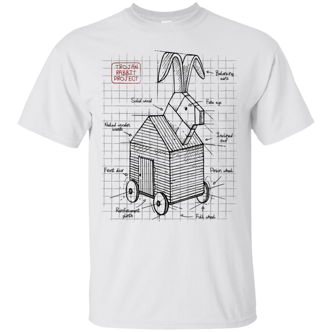T-Shirts White / S Trojan Rabbit Plan T-Shirt