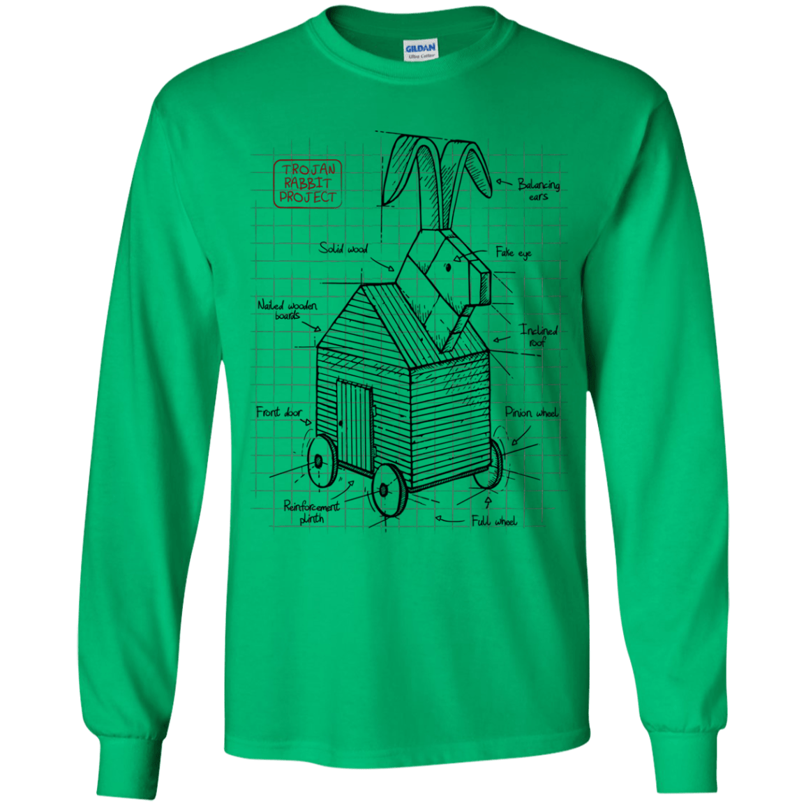 Trojan Rabbit Plan Youth Long Sleeve T-Shirt