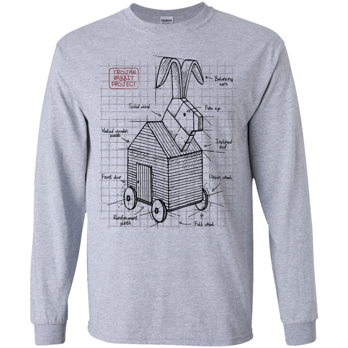 Trojan Rabbit Plan Youth Long Sleeve T-Shirt