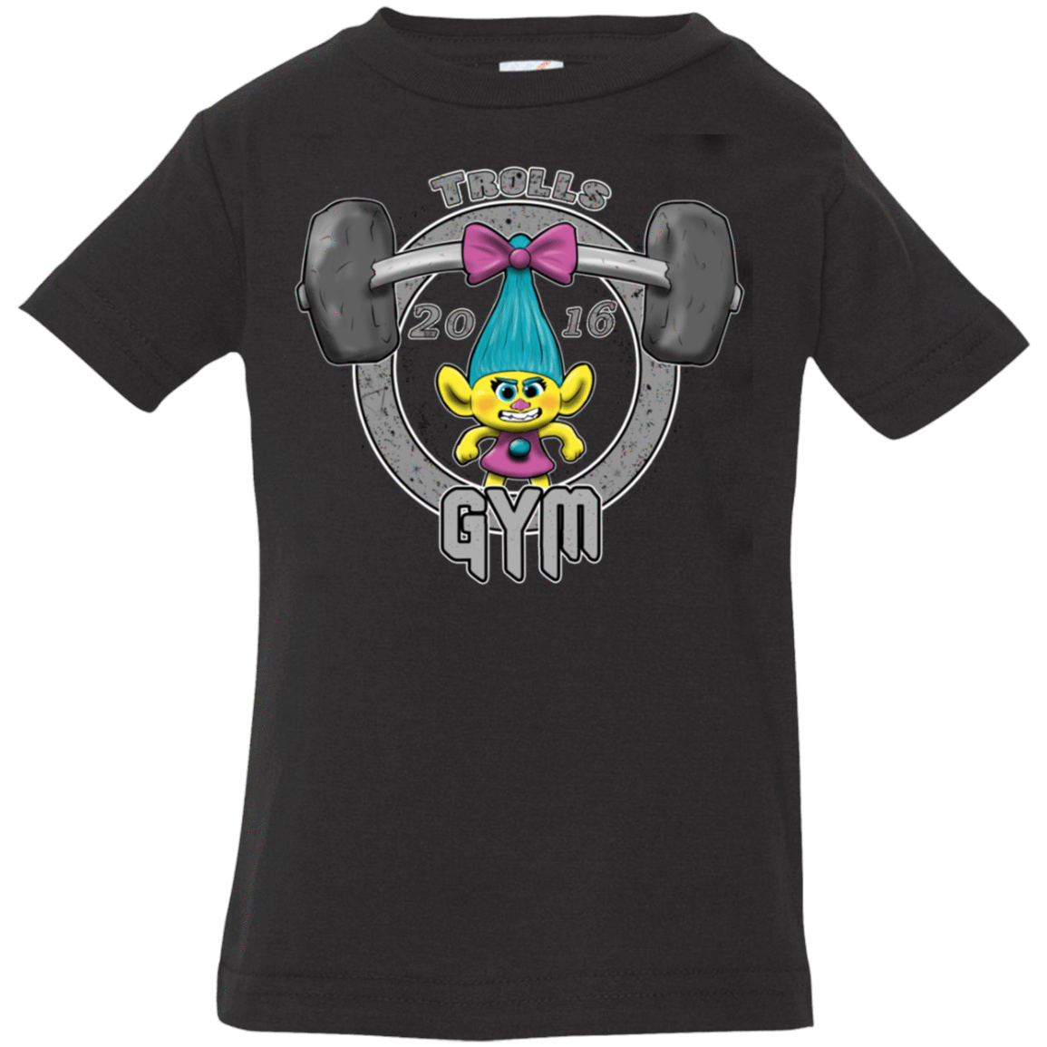T-Shirts Black / 6 Months Trolls Gym Infant Premium T-Shirt