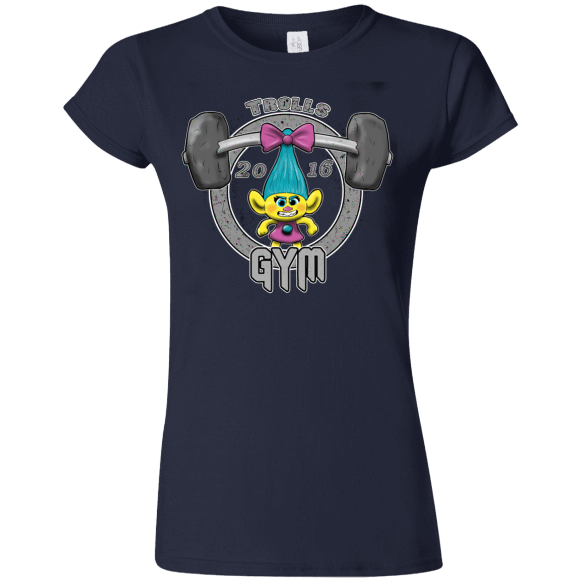 T-Shirts Navy / S Trolls Gym Junior Slimmer-Fit T-Shirt