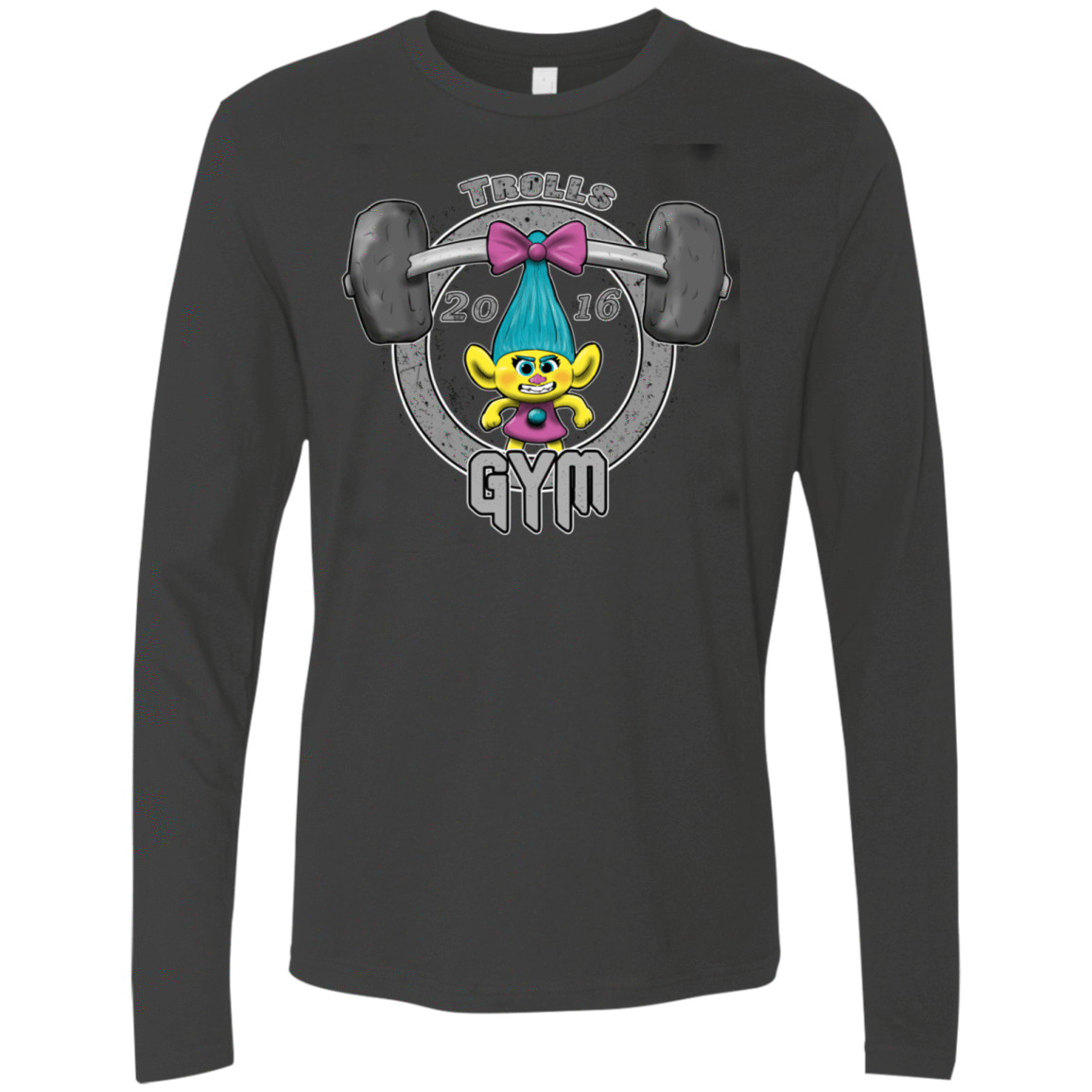 T-Shirts Heavy Metal / S Trolls Gym Men's Premium Long Sleeve