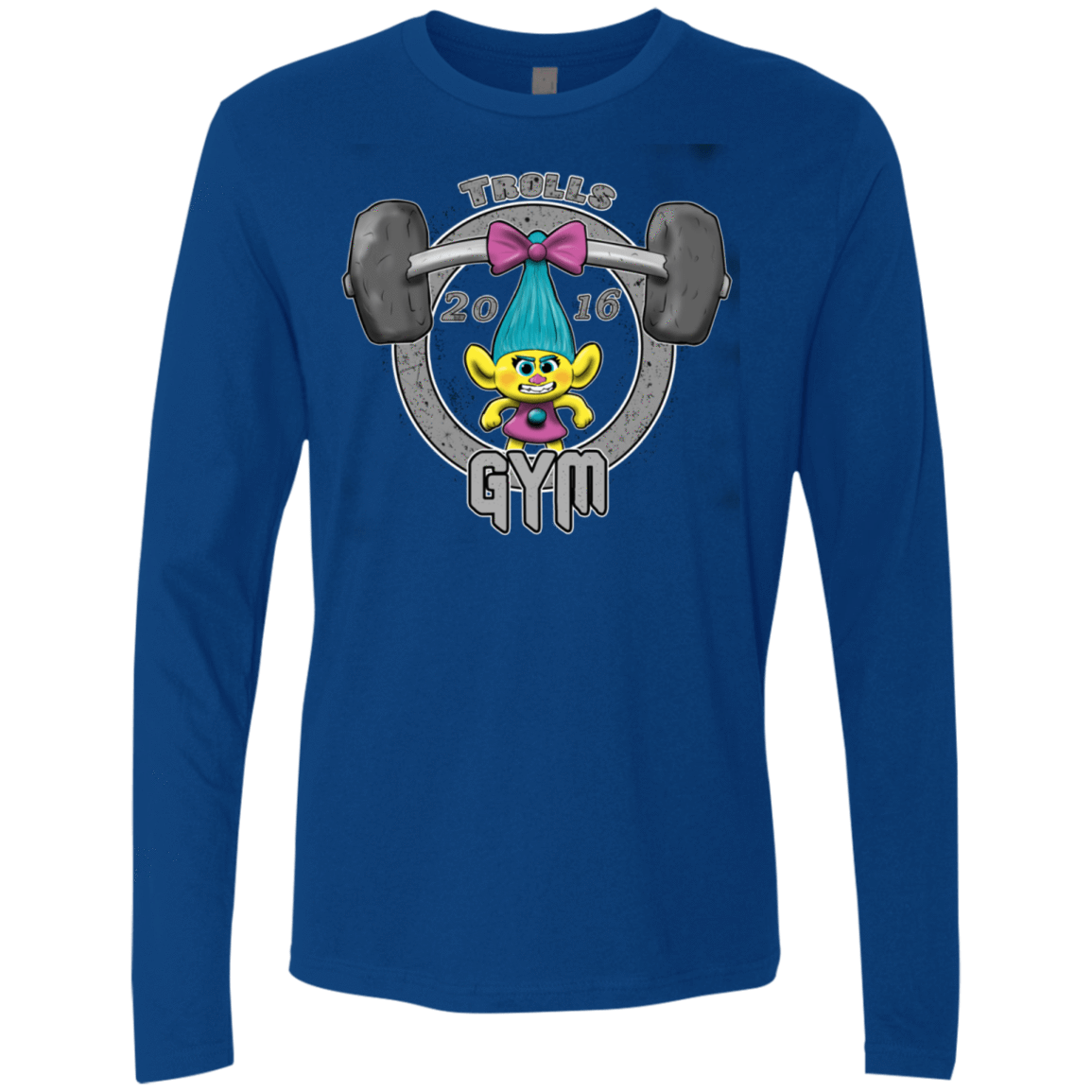 T-Shirts Royal / S Trolls Gym Men's Premium Long Sleeve