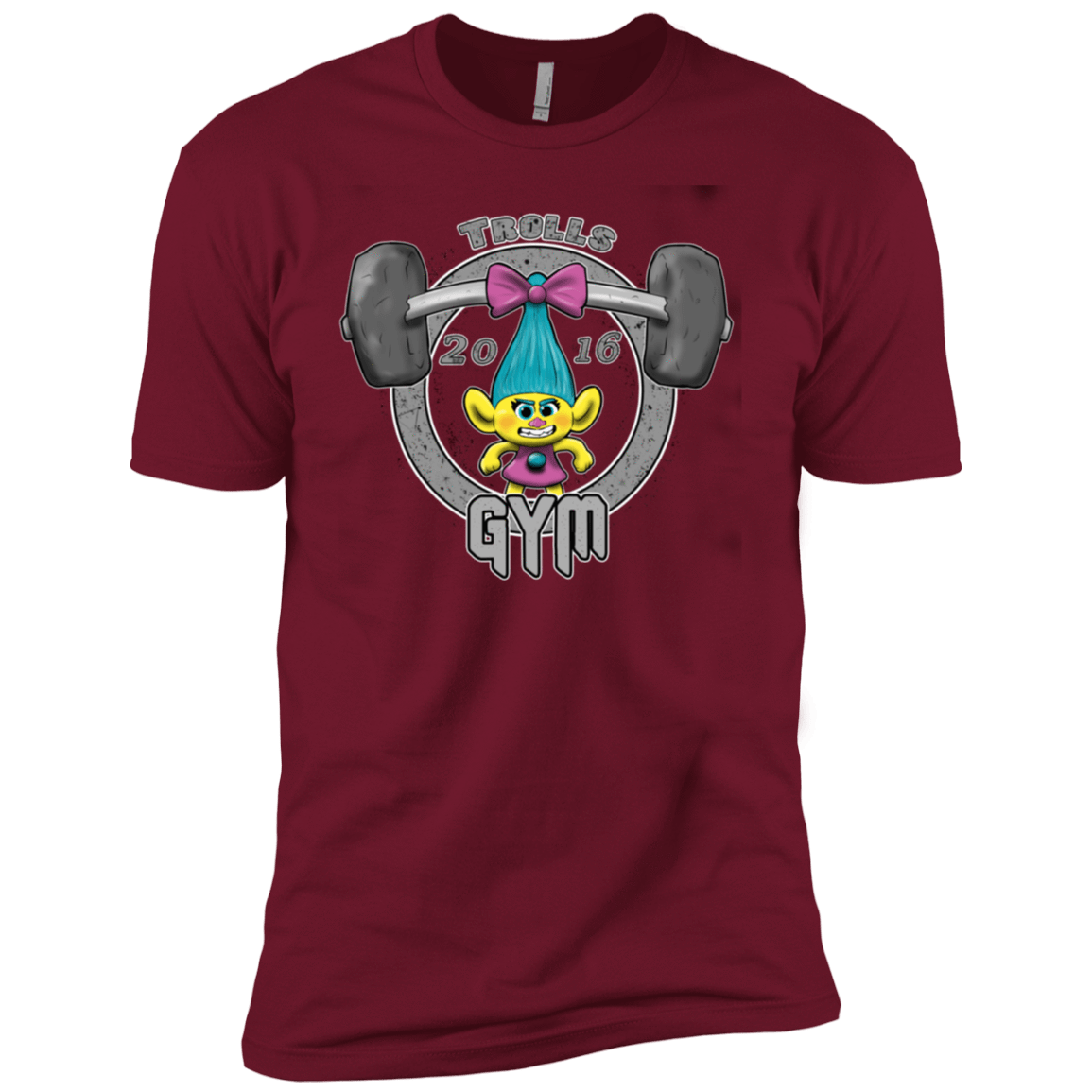 T-Shirts Cardinal / X-Small Trolls Gym Men's Premium T-Shirt