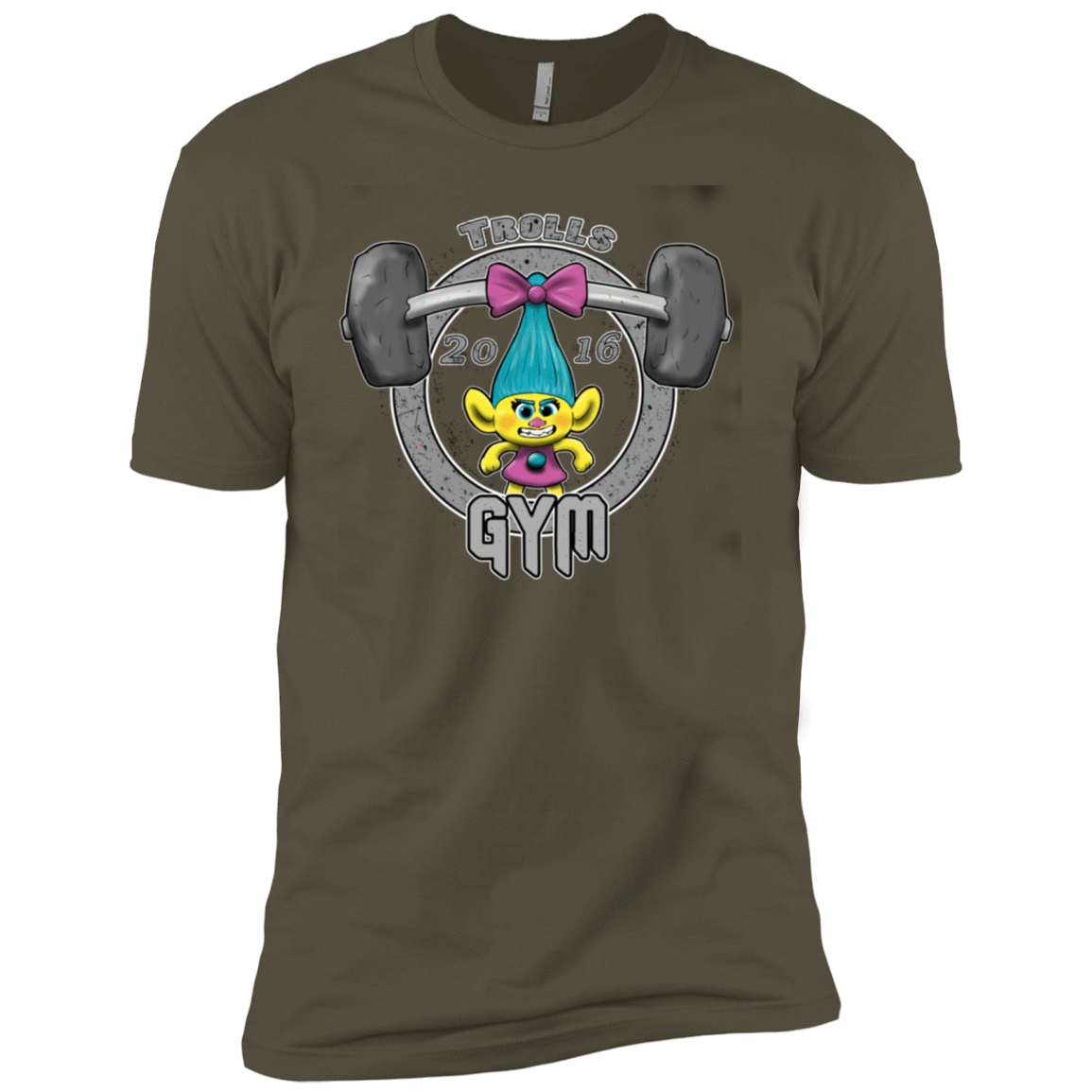 T-Shirts Military Green / X-Small Trolls Gym Men's Premium T-Shirt