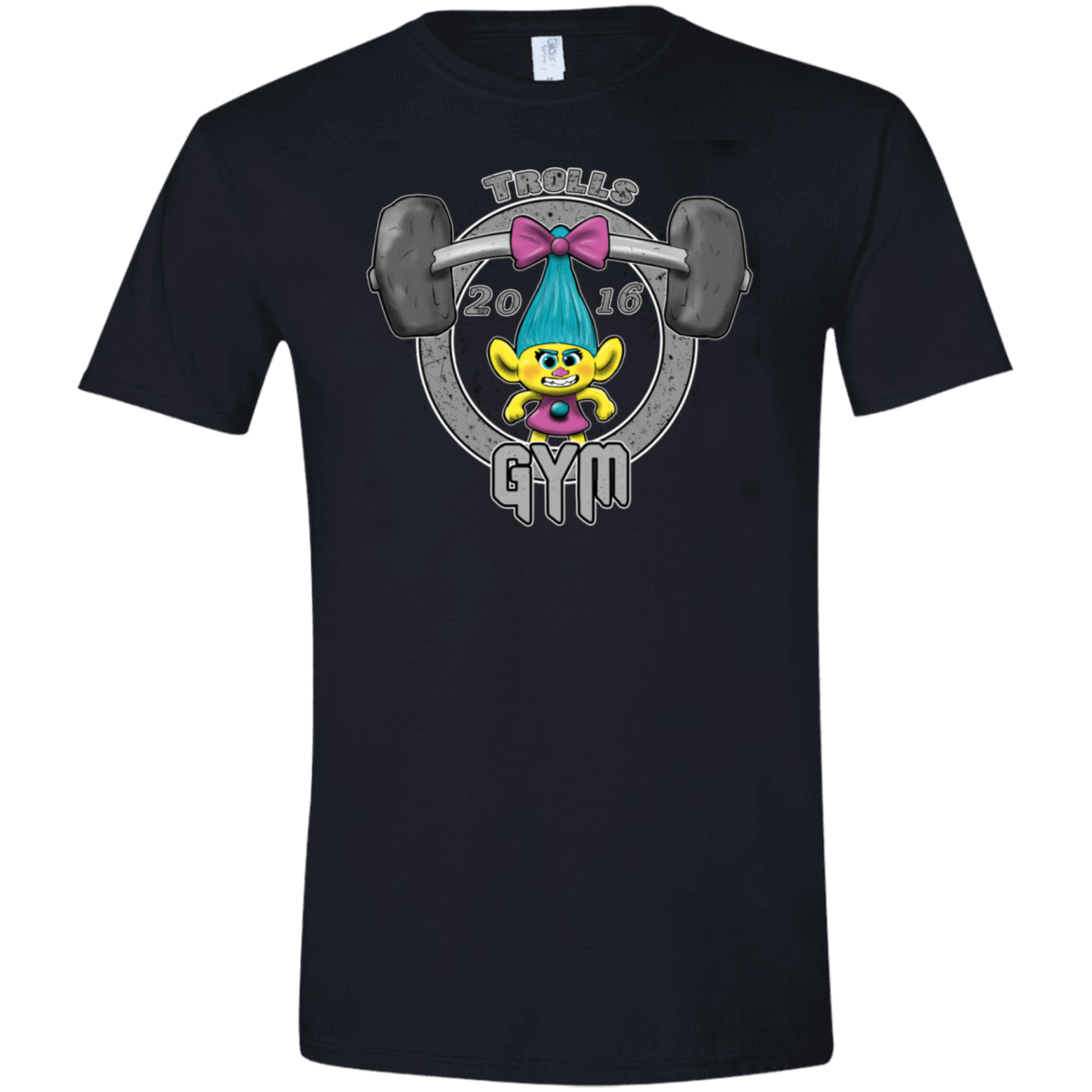 T-Shirts Black / X-Small Trolls Gym Men's Semi-Fitted Softstyle