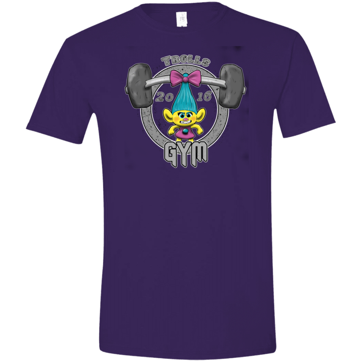 T-Shirts Purple / S Trolls Gym Men's Semi-Fitted Softstyle